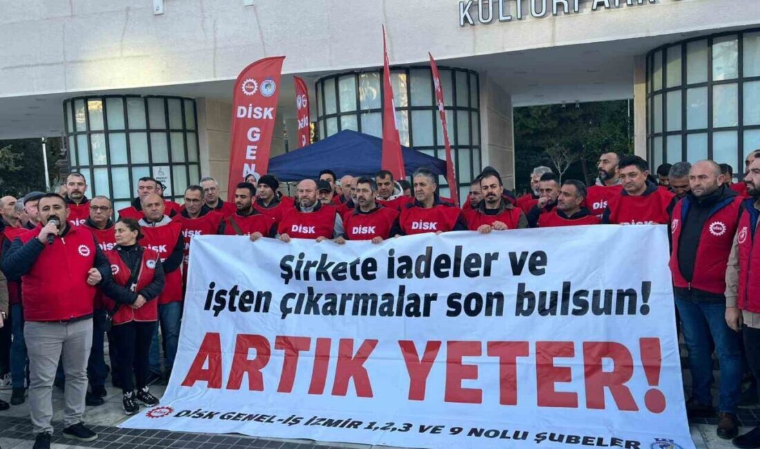 İzmir Büyükşehir Belediyesi iştiraklerinde çalışan işçiler, eksik maaş ve ödenmeyen
