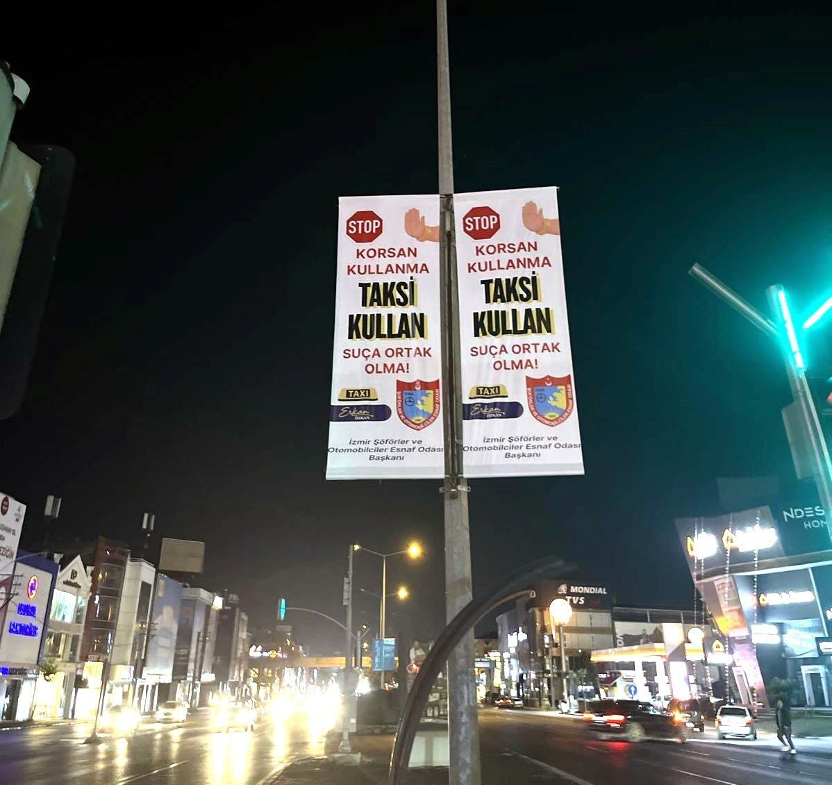 İzmir Şoförler ve Otomobilciler Esnaf Odası Başkanı Erkan Özkan, korsan