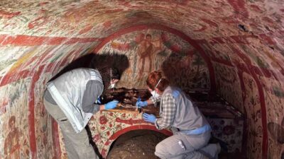 Bursa'nın İznik ilçesindeki Hisardere Nekropolü'nde yürütülen kazılarda, nadir bir 'Çoban