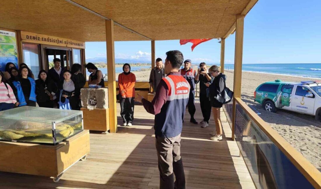 Antalya'da Jandarma ve Dekafok Kıyı Koruma Derneği ortaklığıyla, Sorgun Boğazı'nda