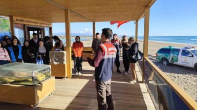 Antalya'da Jandarma ve Dekafok Kıyı Koruma Derneği ortaklığıyla, Sorgun Boğazı'nda