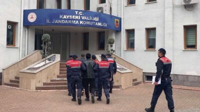 Kayseri’de jandarma, DEAŞ ile bağlantılı iki yabancı uyruklu şahisi, A.E.