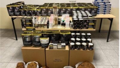 Bolu İl Jandarma Komutanlığı, kaçak tütün ve makaronlara yönelik düzenlediği