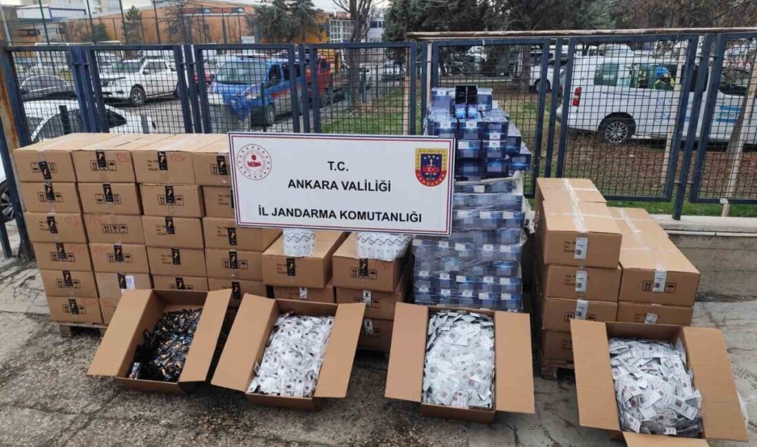Ankara'da Jandarma, sahte ilaç üreten bir işletmeye baskın düzenledi. Operasyonda,