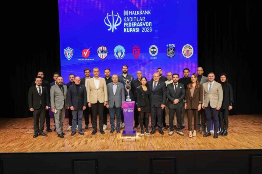 Halkbank Kadınlar Federasyon Kupası 2026’nın kura çekimi Turkcell Basketbol Gelişim Merkezi’nde yapıldı.