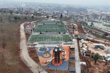 Kahramanmaraş’ta 15 Temmuz Spor Vadisi Dönüşüm Çalışmaları Tamamlanmak Üzere