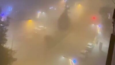 Adıyaman’ın Kahta ilçesinde sabah saatlerinde yoğun sis, günlük yaşamı olumsuz