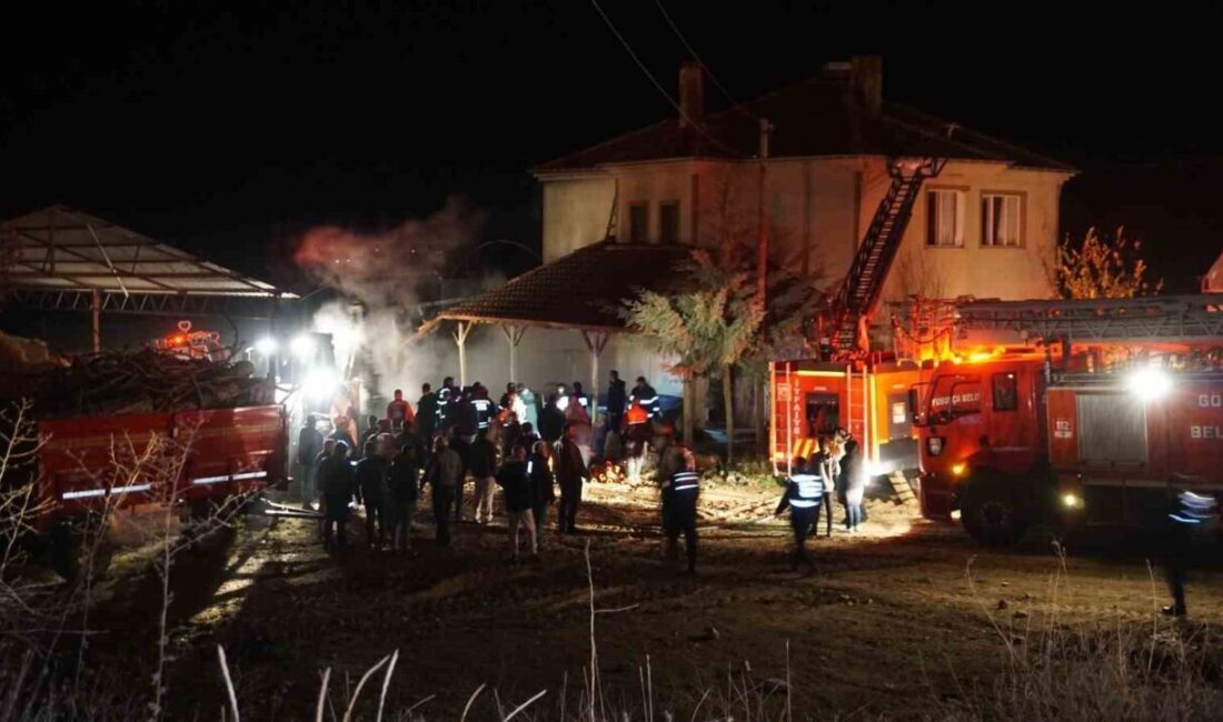 Burdur'un Gölhisar ilçesine bağlı Yusufça Kasabası'nda M.Y.'ye ait evdeki kalorifer
