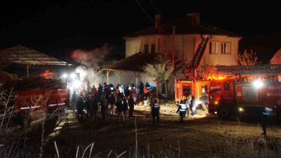 Burdur'un Gölhisar ilçesine bağlı Yusufça Kasabası'nda M.Y.'ye ait evdeki kalorifer