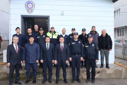 Karacasu’da tayini çıkan savcı ve mal müdürü onuruna veda yemeği