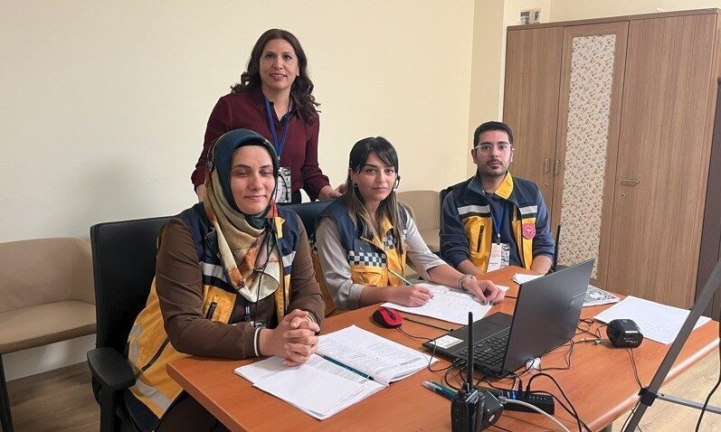 Karaman'da İl Ambulans Servisi Başhekimliği, acil sağlık komuta kontrol merkezi