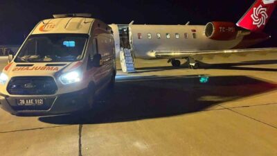 Kars'ta 44 günlük E.Ü. adlı bebek, solunum rahatsızlığı nedeniyle Harakani