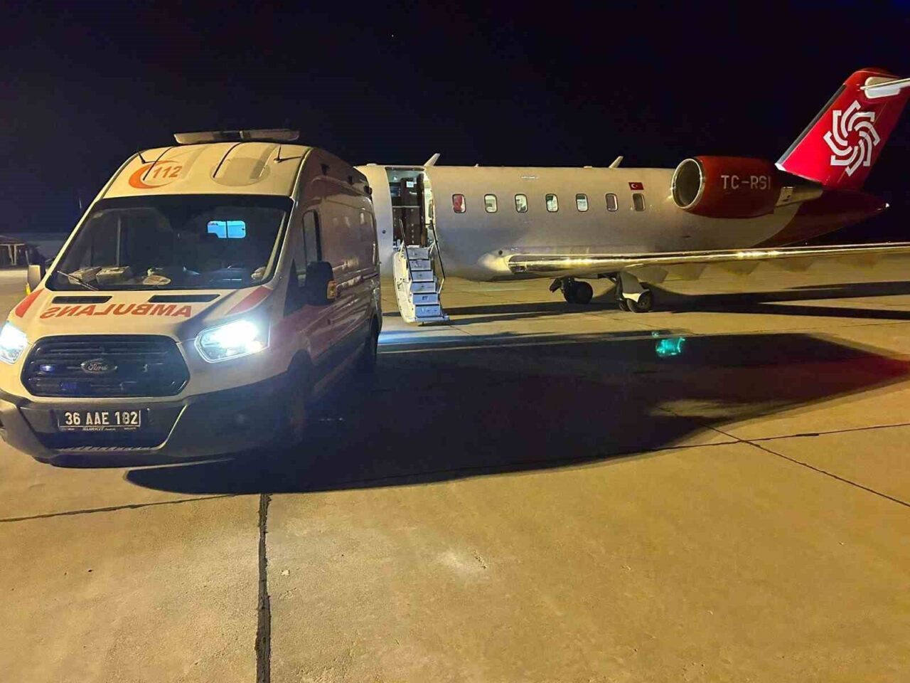 Kars'ta 44 günlük E.Ü. adlı bebek, solunum rahatsızlığı nedeniyle Harakani