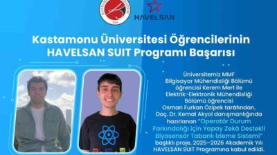 Kastamonu Üniversitesi öğrencileri Kerem Mert ve Osman Furkan Özipek'in geliştirdiği