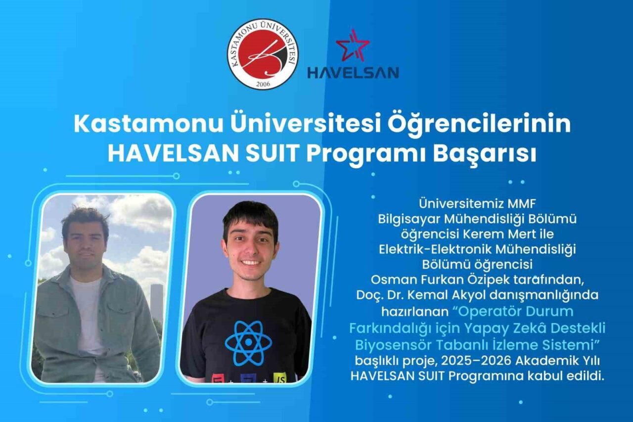 Kastamonu Üniversitesi öğrencileri Kerem Mert ve Osman Furkan Özipek'in geliştirdiği
