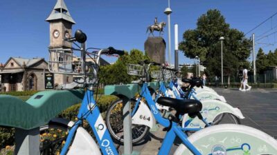 Kayseri Büyükşehir Belediyesi'nin bisiklet paylaşım sistemi Kaybis, 2025 sezonunu rekora