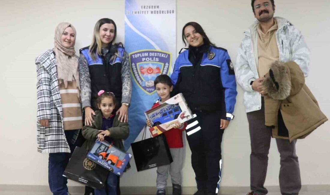 Erzurum'da, Kutalp Göktuğ adlı çocuğun kaybolan oyuncağı için polis ekipleri