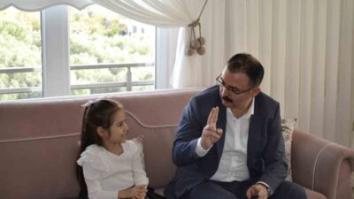 Sultanhisar Kaymakamı Ali Ekber Ateş, 'Misafirim Kaymakamım' projesi kapsamında anaokulu