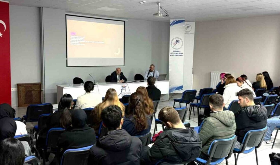 Safranbolu Kaymakamı, Karabük Üniversitesi’nde Kamu ve Özel Kesim Yapısı Dersiyle Öğrencileri Buluşturdu Safranbolu Kaymakamı Hayrettin Baskın, Karabük Üniversitesi'nde kamu yönetimi dersine katılarak