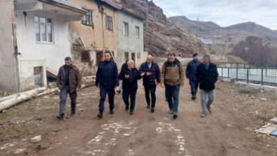 Aydıntepe Kaymakamı Ertuğrul Bayram, Pınargözü ve Alaca köylerini ziyaret ederek