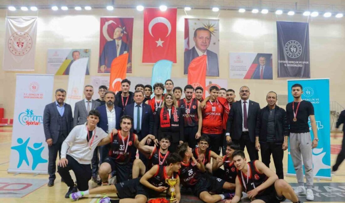 Kayseri’de Genç A Erkekler Basketbol İl Birinciliği Finali Gerçekleşti, Nuh Mehmet Küçükçalık Anadolu Lisesi Şampiyon Oldu Kayseri Okul Sporları Genç A Erkekler Basketbol İl Birinciliği finalinde