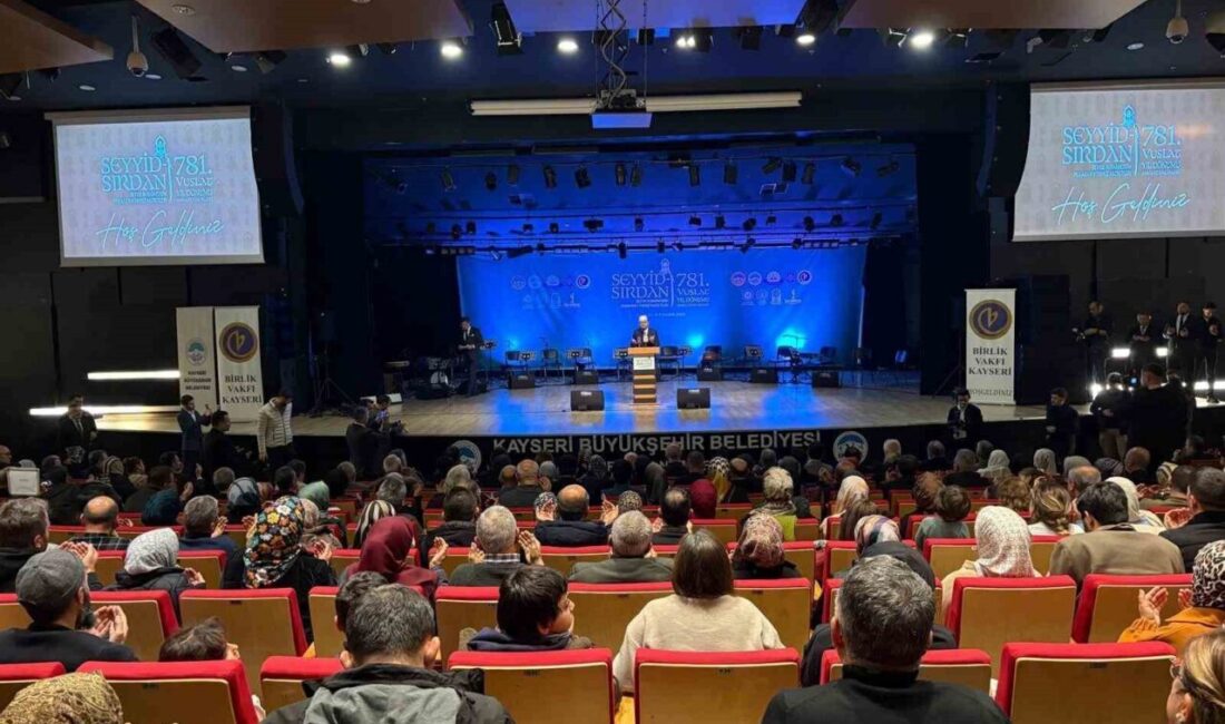 Seyyid Burhaneddin'in 781. vefat yıldönümü, Kayseri'de yapılan anma programıyla kutlandı.