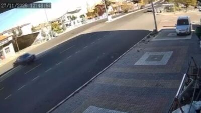 Nevşehir'in Acıgöl ilçesinde, Aksaray Caddesi'ndeki yol çalışmaları sonrasında yerleştirilen boyasız