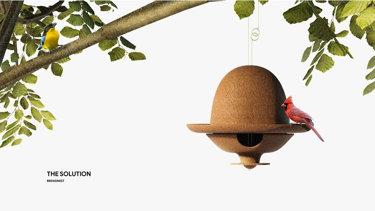 Karabük Üniversitesi mezunu Yılmaz Salman, kahve atıklarını kuş yuvalarına dönüştüren