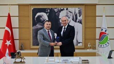 SGK Antalya İl Müdürü Mehmet Tanrıöver, Kepez Belediye Başkanı Mesut