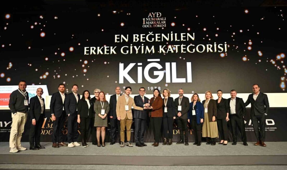 Kiğılı, 12. kez erkek giyim kategorisinde "En Beğenilen Marka" seçildi.
