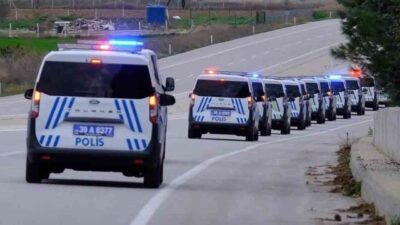 Kırklareli Emniyet Müdürlüğü, 64 yeni aracı tanıttı. Vali Uğur Turan,