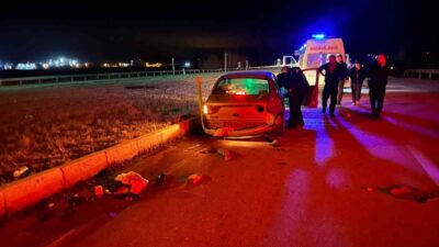 Çorum'un Alaca ilçesindeki Zile Kavşağı'nda, kırmızı ışıkta geçiş yapan O.D.