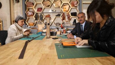 Kırşehir’de Ahi Evran’ın deri işçiliği yeniden canlanıyor. Nafiye Selin Durmuş,