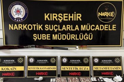 Kırşehir’de Uyuşturucu Operasyonunda 1 Kişi Tutuklandı, Ruhsatsız Av Tüpü Ele Geçirildi