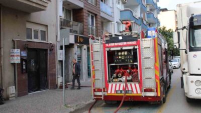 Aydın'ın Efeler ilçesindeki 6 katlı bir binanın 5. katında meydana