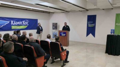 Kâmil Koç, 30 Kasım Dünya Şoförler Günü'nü Ankara'da düzenlediği özel