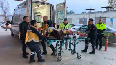 Bursa'nın İnegöl ilçesinde eski muhtar Murat Ö. yönetimindeki minibüs, kontrolü