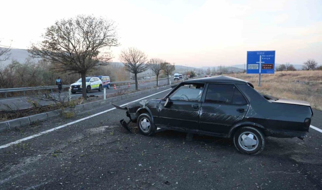 Nevşehir'de meydana gelen kazada, 50 AR 511 plakalı Fiat Tofaş