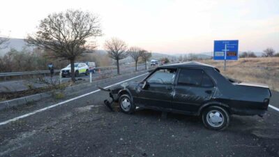 Nevşehir'de meydana gelen kazada, 50 AR 511 plakalı Fiat Tofaş