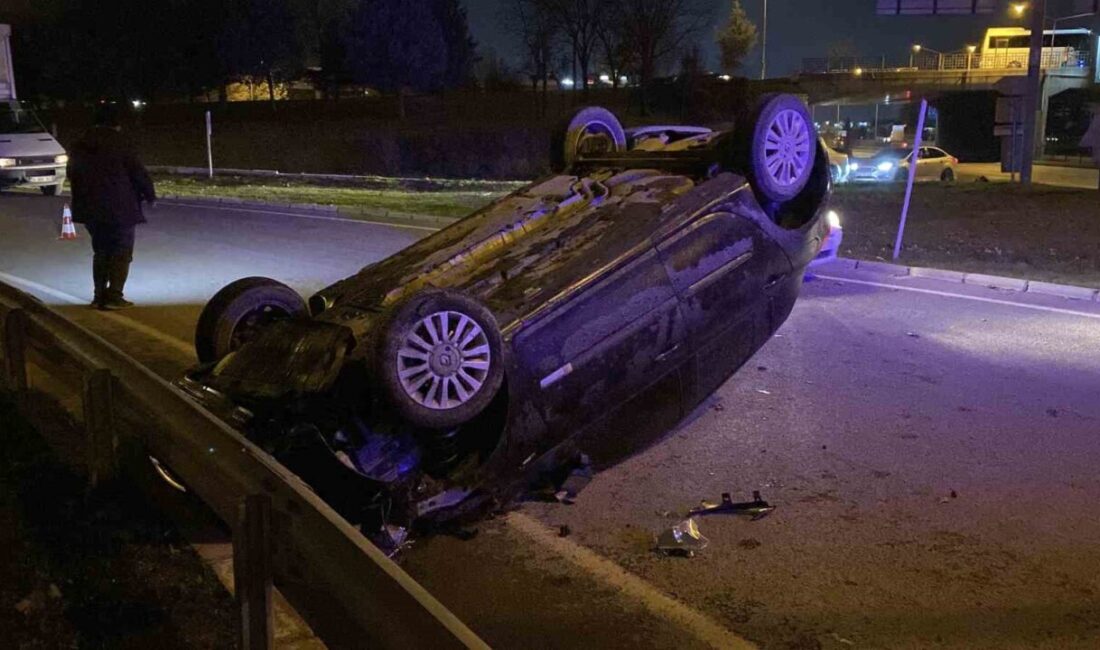 İnegöl’de Kontrolden Çıkan Araç Takla Atarak Ters Döndü, Sürücü Yaralandı Bursa'nın İnegöl ilçesinde 19 yaşındaki Safa S.’nin kullandığı otomobil, dönüş