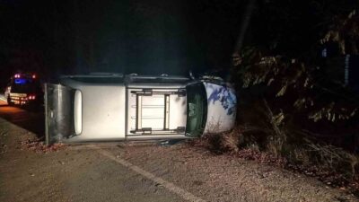 Bilecik'te seyir halindeki Yaşar K.'nın kullandığı pikap, kontrol kaybı nedeniyle