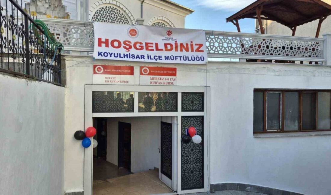 Sivas'ın Koyulhisar ilçesinde yeni bir Kur'an kursu açılışı gerçekleştirildi. Koyulhisar