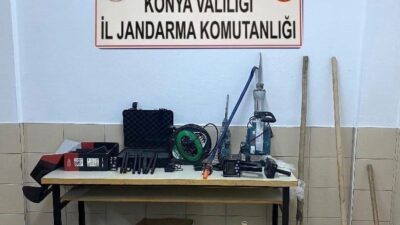 Konya'nın Kulu ilçesinde jandarma, 28 Kasım 2025'te gerçekleştirdiği operasyonda kaçak