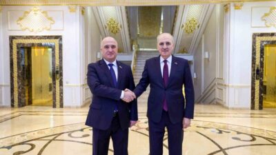 TBMM Başkanı Numan Kurtulmuş, Tacikistan'da Ali Meclisi Temsilciler Meclisi Başkanı