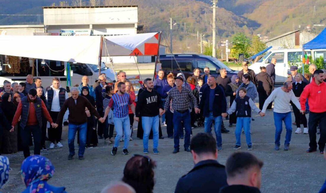 Düzce'de düzenlenen 2. Kaynaşlı Kuymak Festivali, soğuk havaya rağmen yoğun