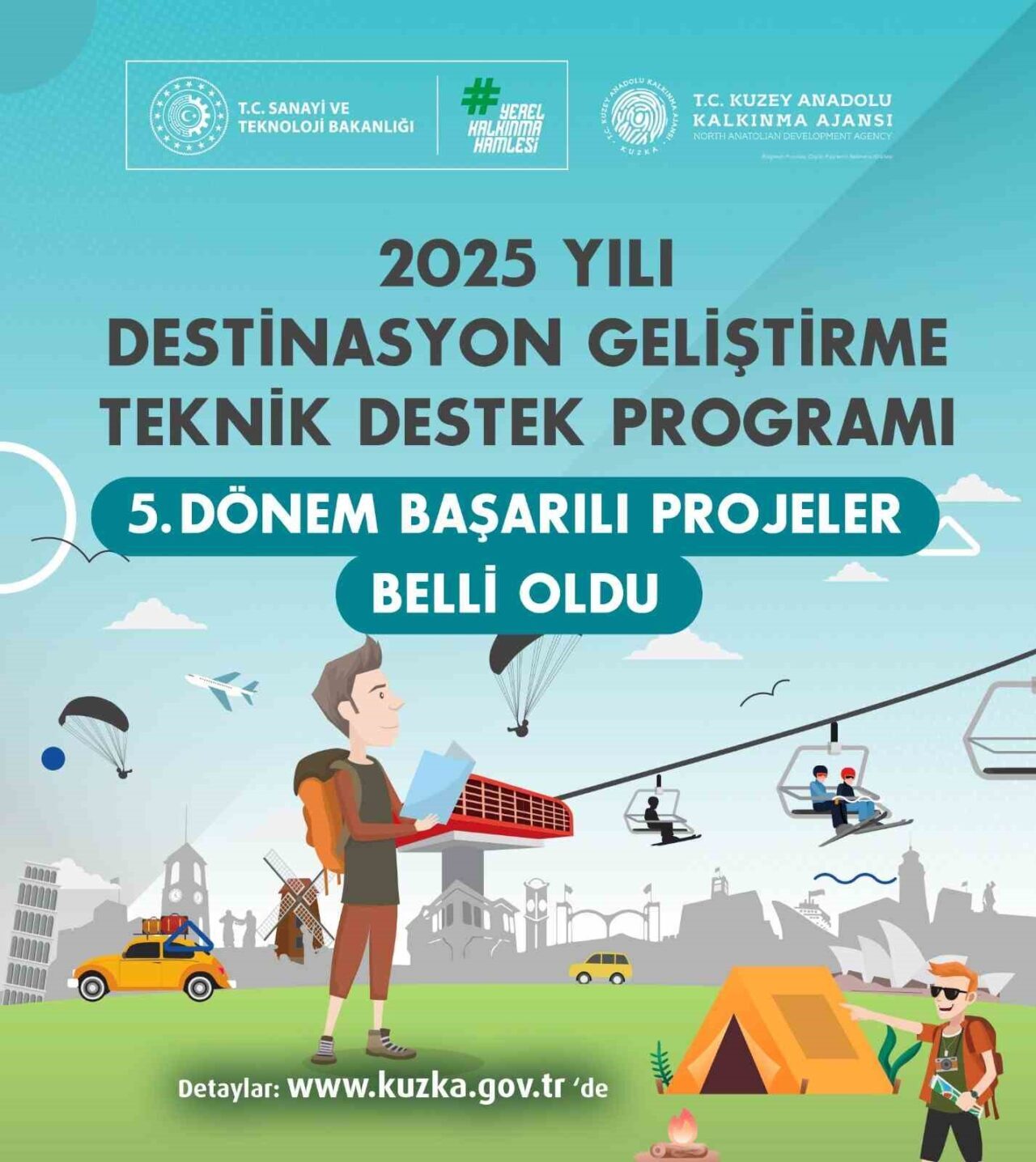 Kuzey Anadolu Kalkınma Ajansı (KUZKA) tarafından gerçekleştirilen "2025 Yılı Destinasyon