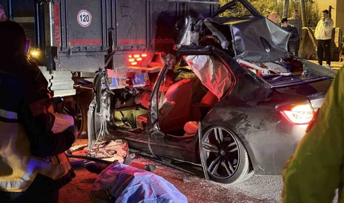 Adana'nın Yüreğir ilçesinde yaşanan trafik kazasında, Emin Momyak yönetimindeki BMW,