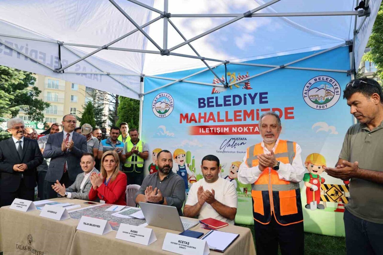 Talas Belediyesi’nin "Belediye Mahallemizde" uygulaması, merkezdeki Mevlana Mahallesi’nin çalışmalarının tamamlanmasıyla