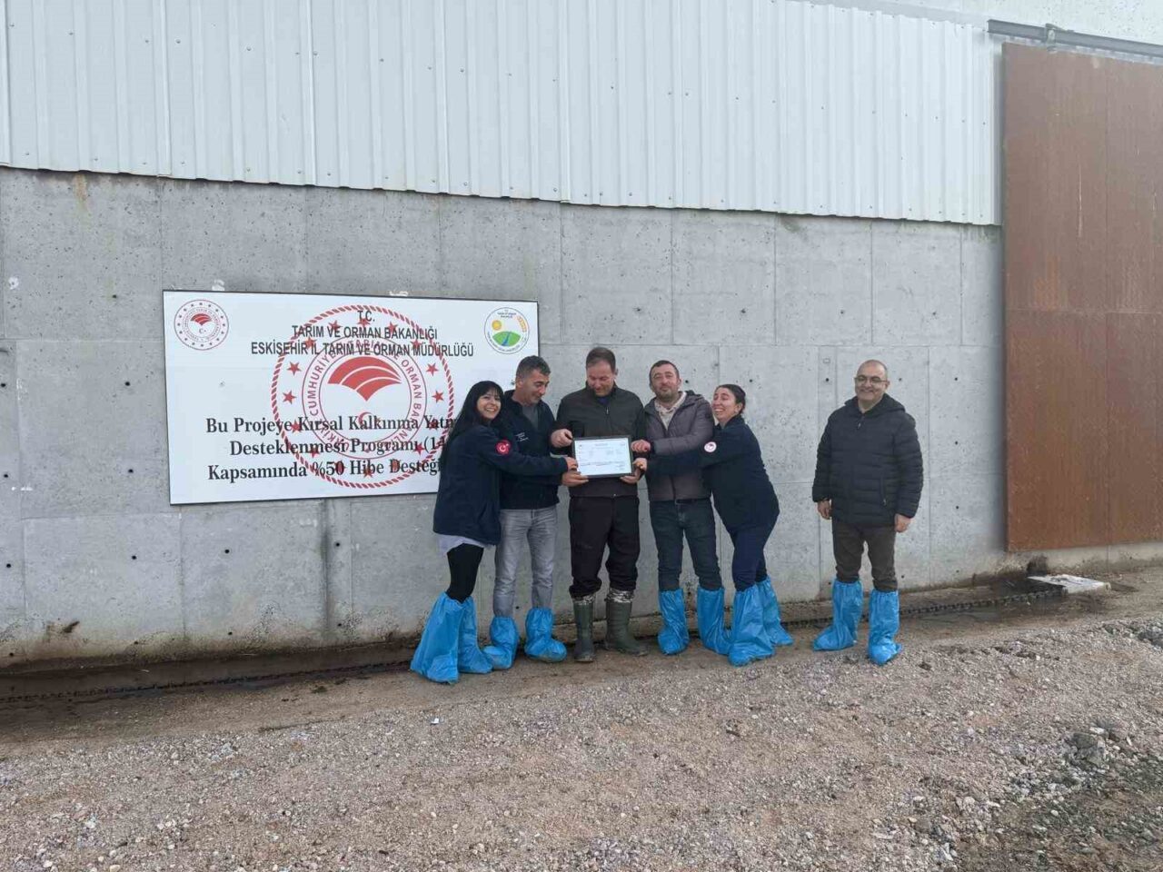 Eskişehir'in Mahmudiye İlçesi'nde ilk "Hastalıktan Ari İşletme Sertifikası", işletme sahibi