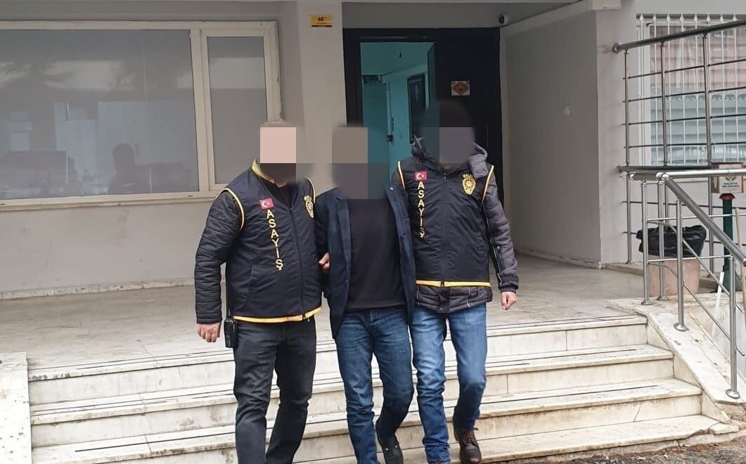 Malatya'da 34 yıl hapis cezası bulunan E.T., polis ekiplerinin çalışması